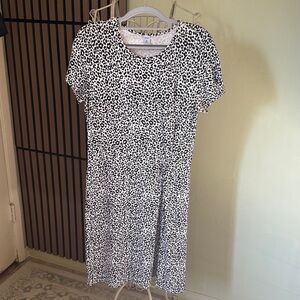 Old Navy - Animal Print Side Tie Dress - M